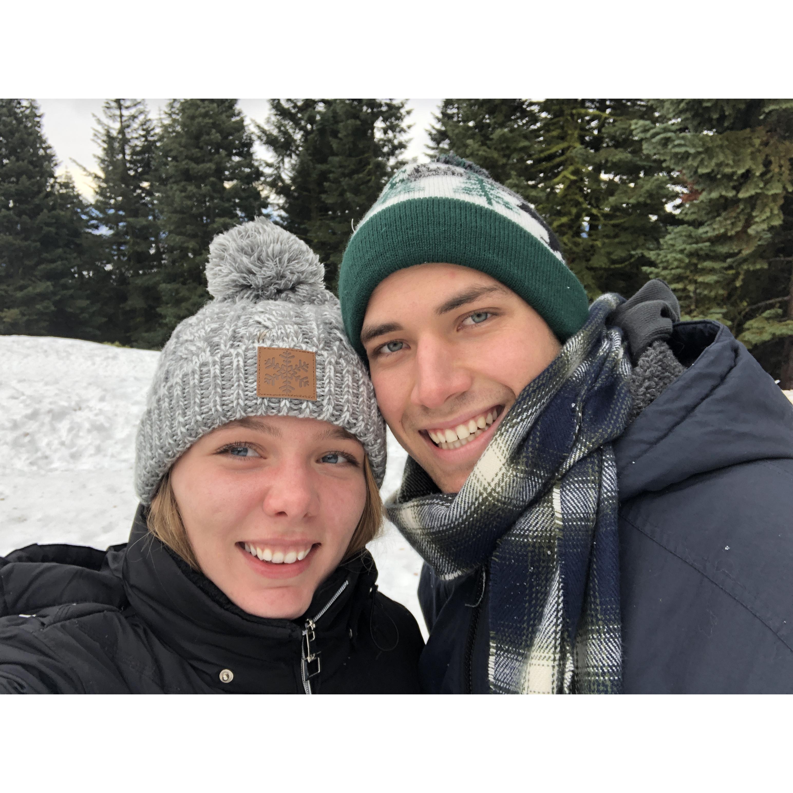 Weathering the cold in Oregon