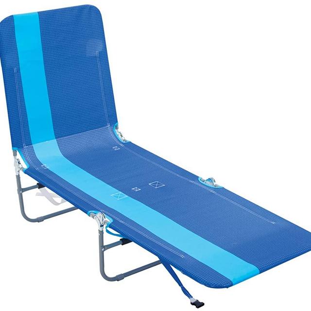 Rio Beach Portable Folding Backpack Beach Lounge Chair with Backpack Straps and Storage Pouch