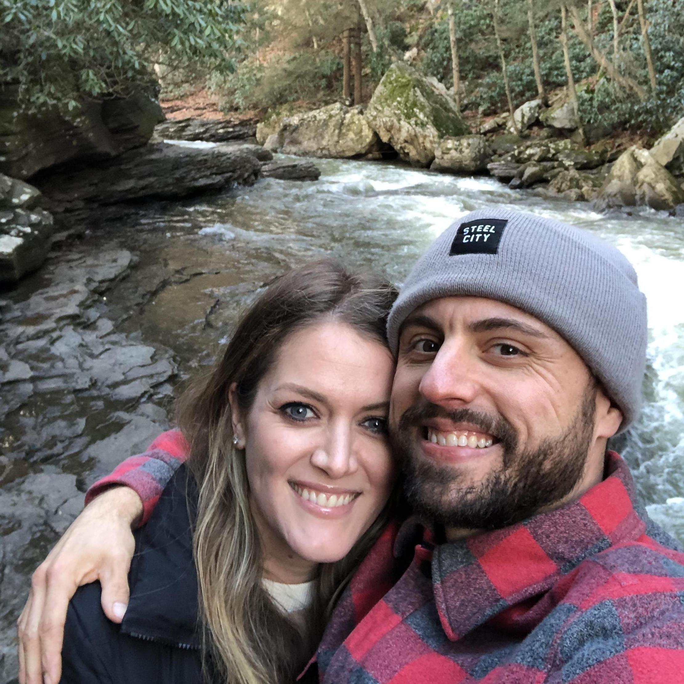 Too cold for the natural waterslides in OhioPyle…