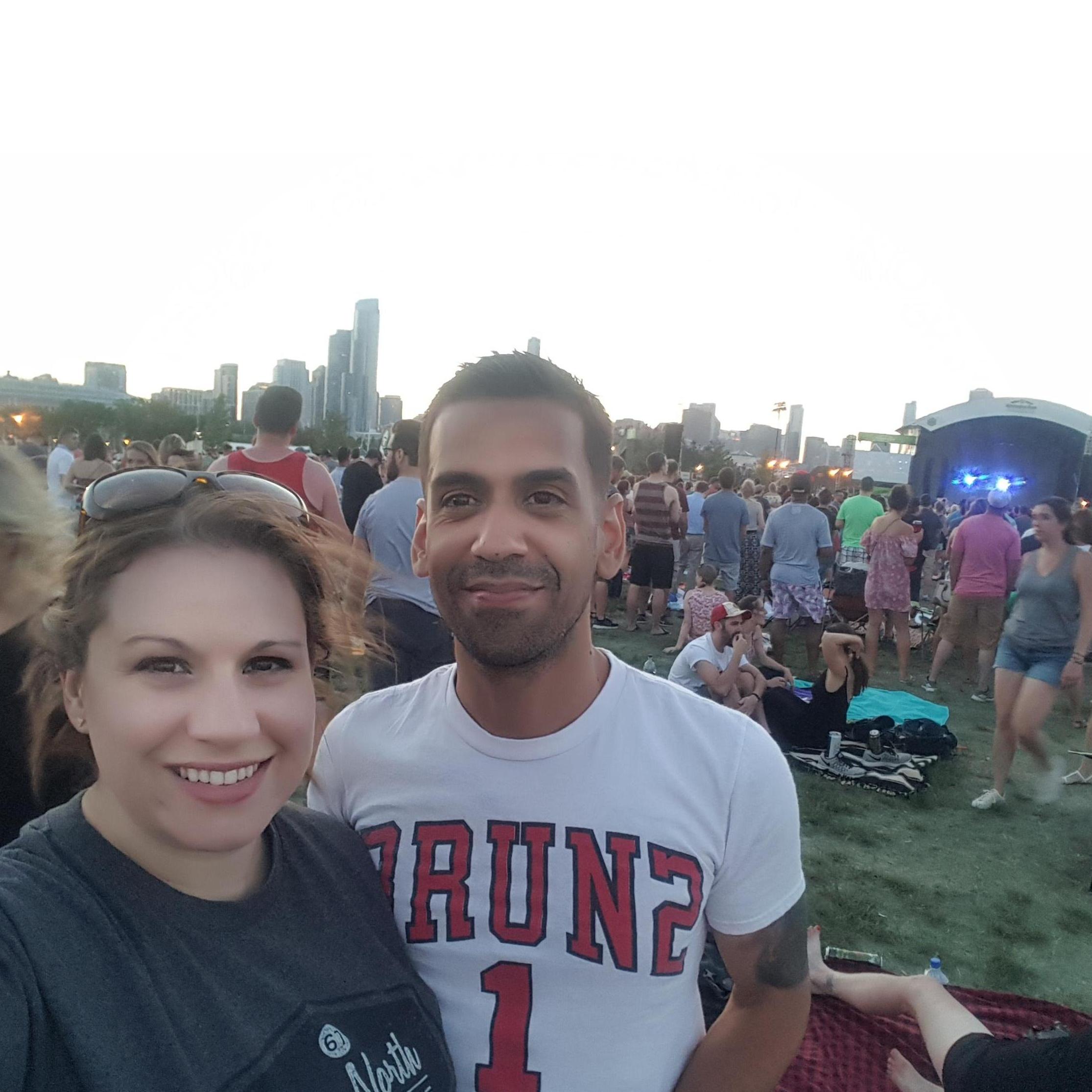 Dave Matthews Band concert - one of our favorites to go to every year