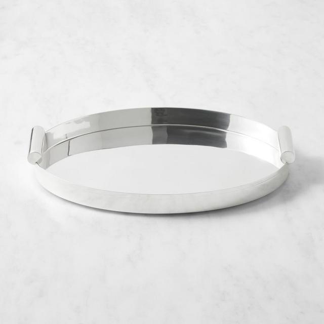 Aerin Vintage Silver Tray, 13" X 17"