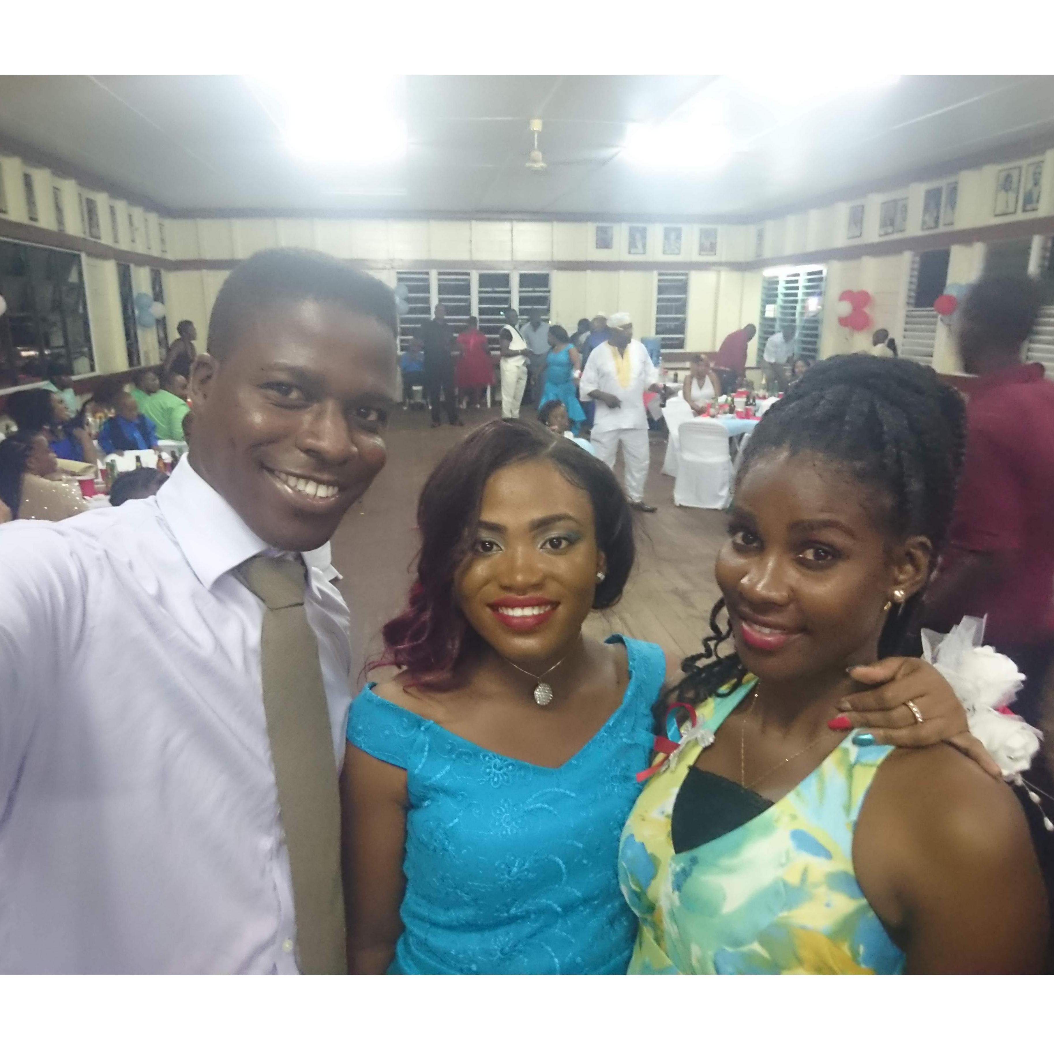 At Jason's wedding