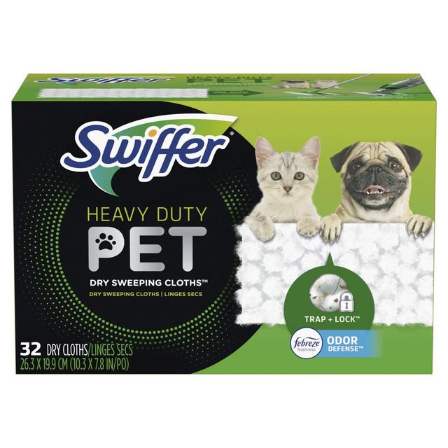 Swiffer® Sweeper™ 32-Count Heavy Duty Pet Dry Pad Refills