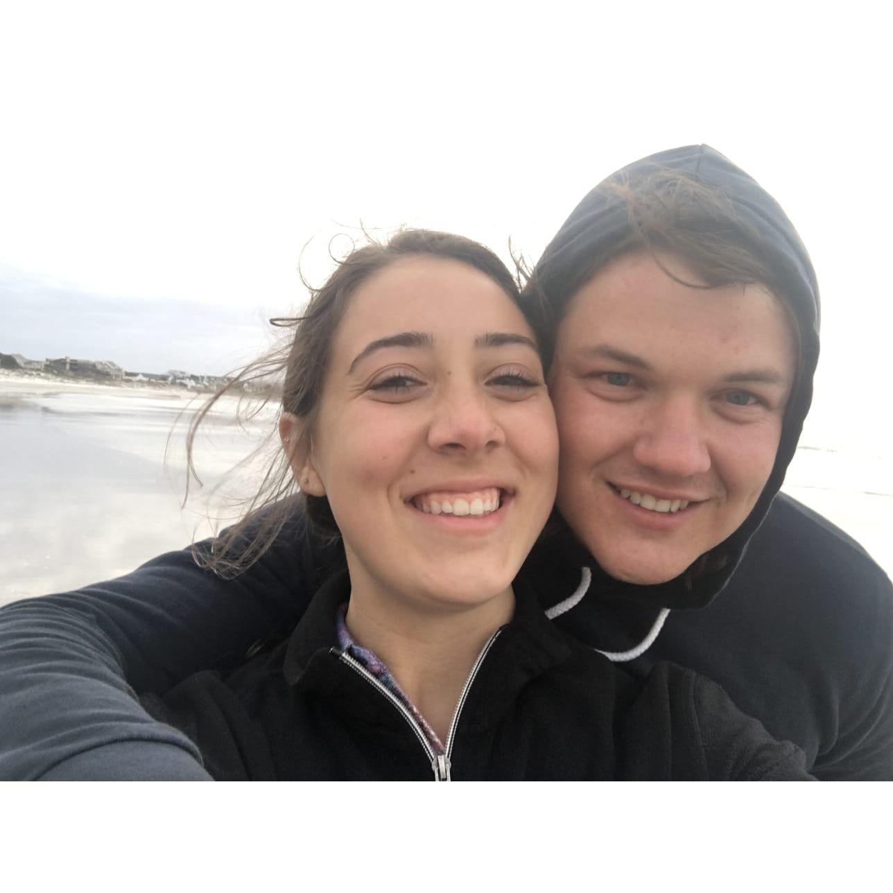 Our first photo together! Cape Town 2017