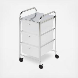 3-Drawer Rolling Cart