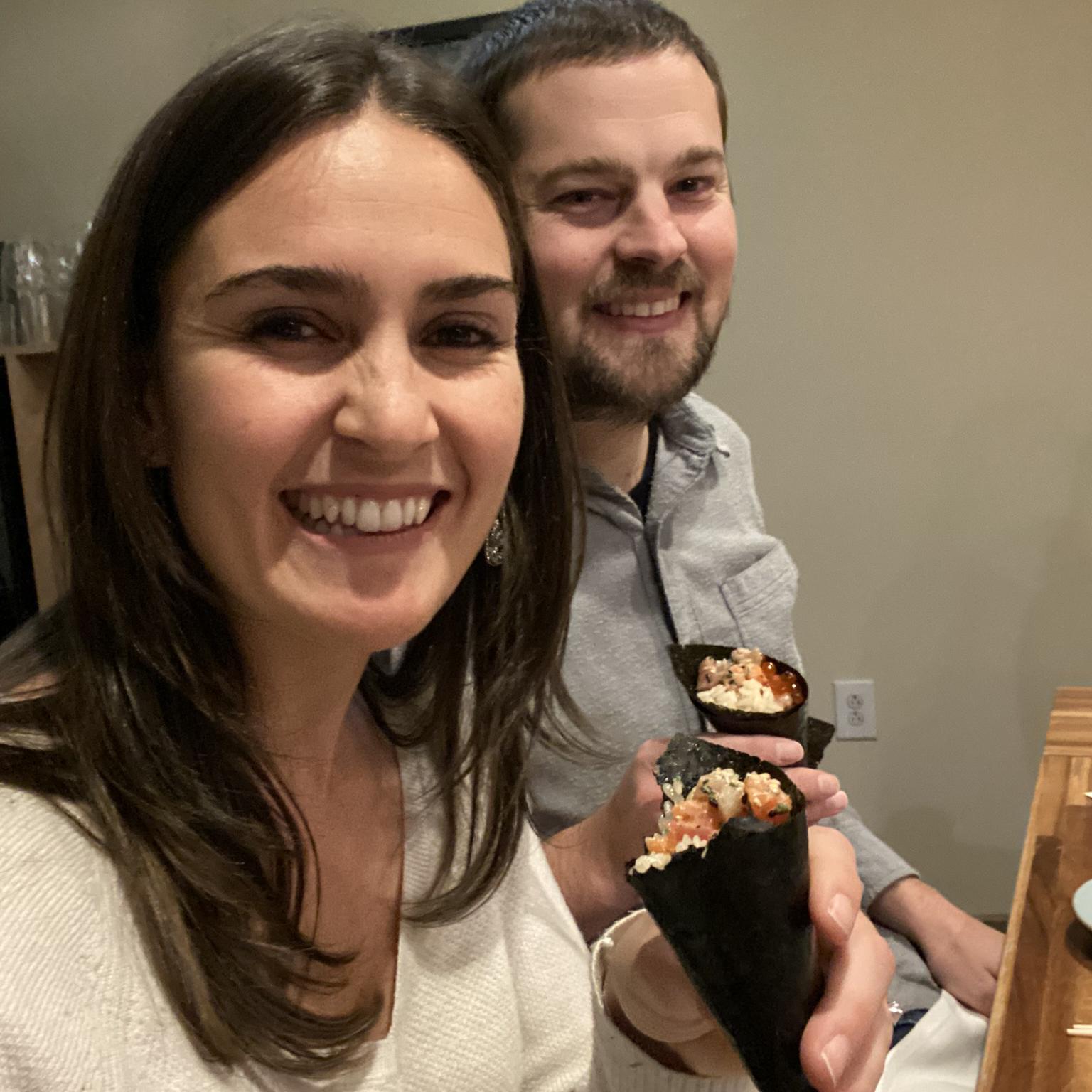 Honeymoon Sushi Dinner in Japan