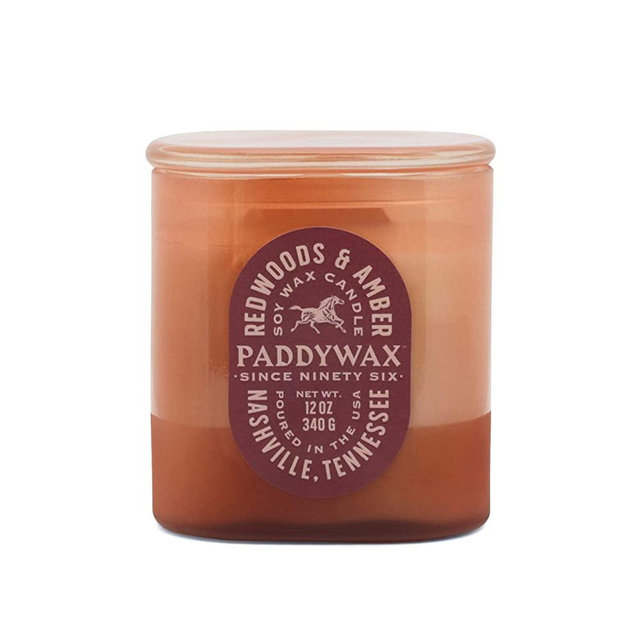 Paddywax Candles VS1003 Vista Collection Scented Candle, 12-Ounce, Redwoods & Amber, 12 Ounces