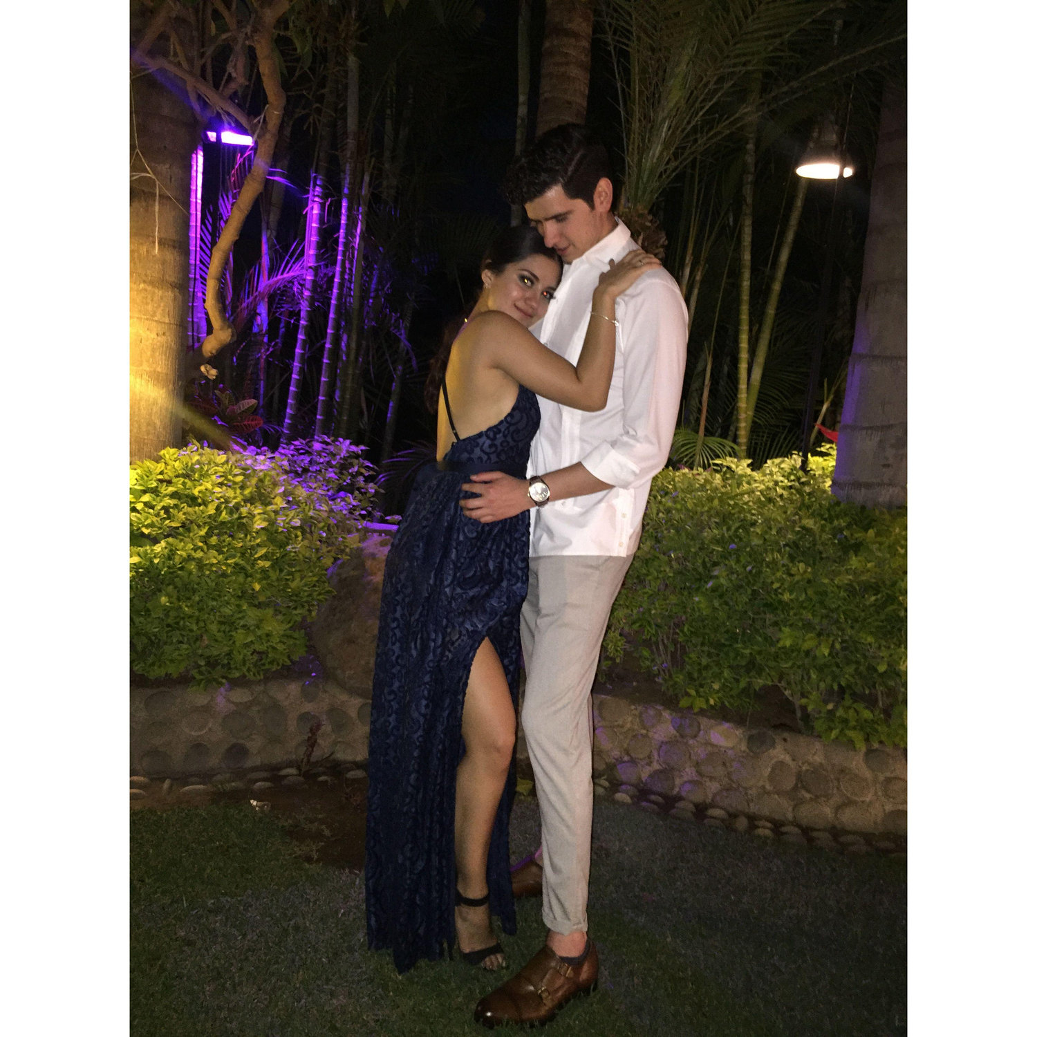 Una de las muchas bodas a las que fuimos juntos