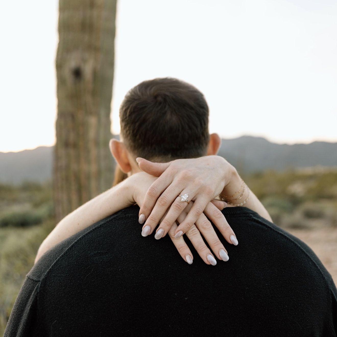 Fun Fact: Daniel designed this ring from scratch. He had diamonds shipped in from many states until he found the perfect one.