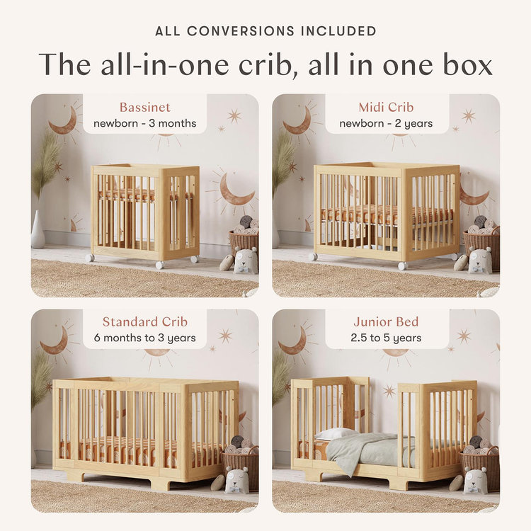 Babyletto, Yuzu 8-in-1 Convertible Crib with All-Stages Conversion