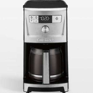 Cuisinart PerfecTemp Black Stainless Steel 14-Cup Programmable Coffee Maker - Stainless Steel + Reviews | Crate & Barrel