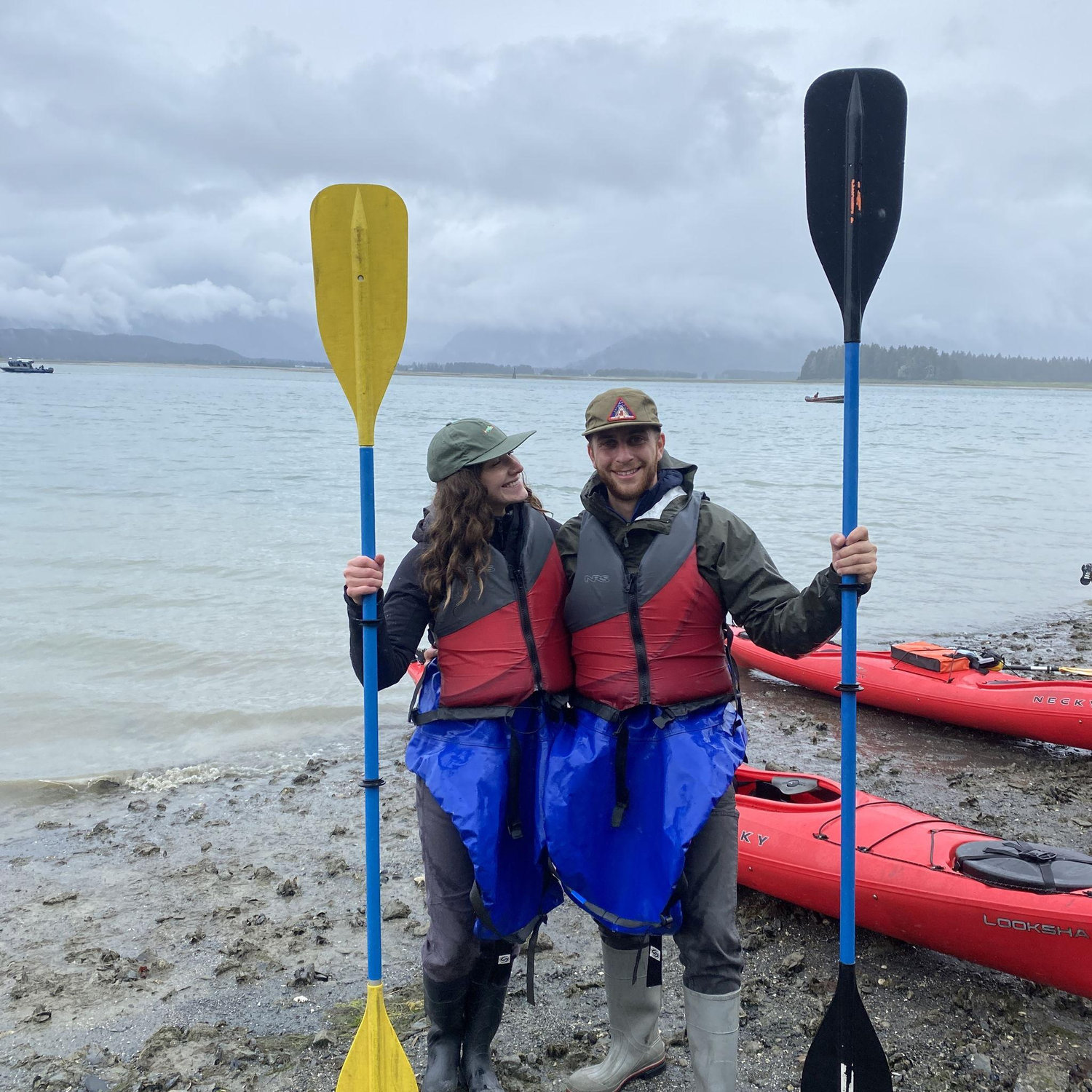 Kayaking in Alaska.