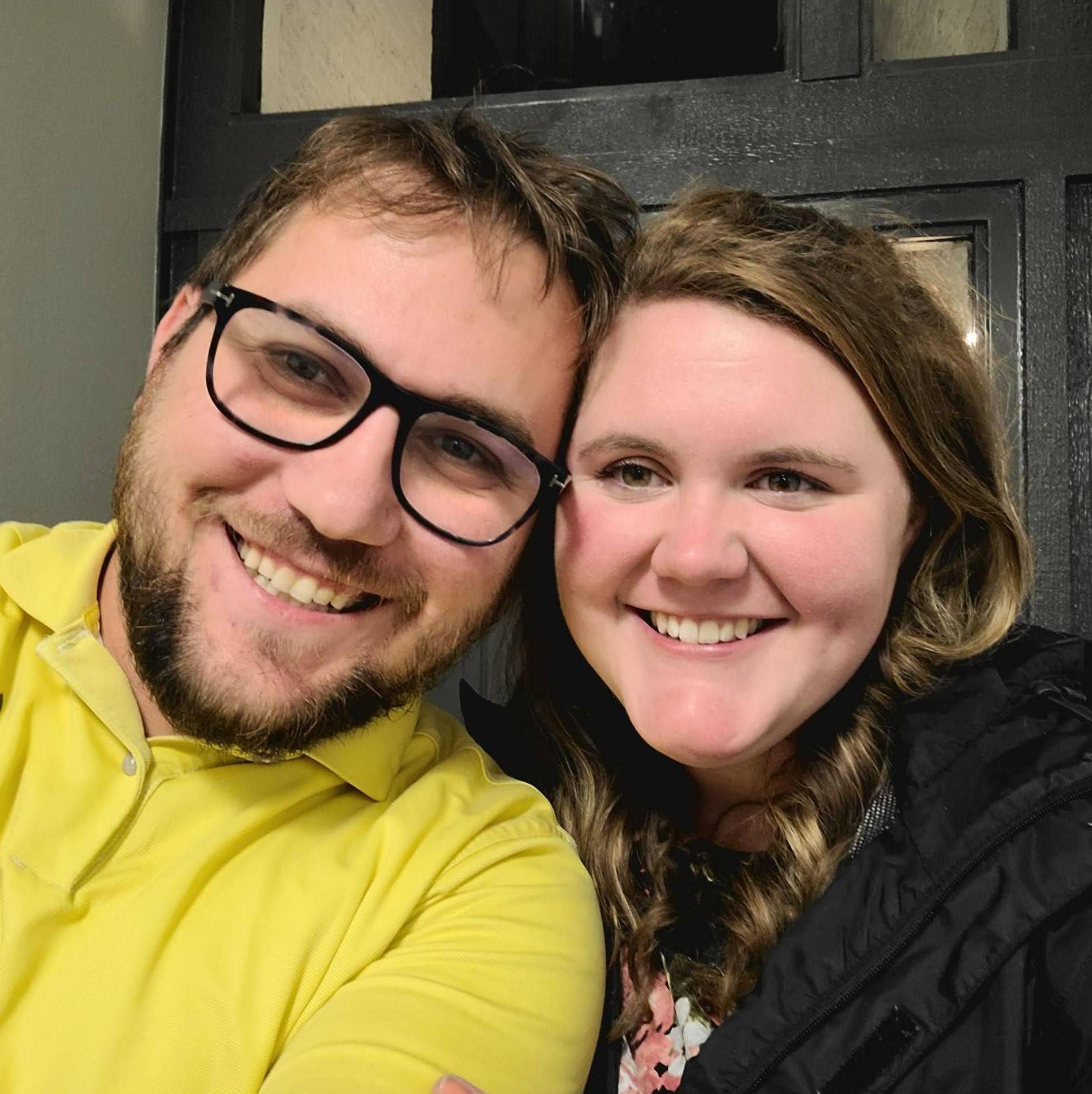 Our first photo together