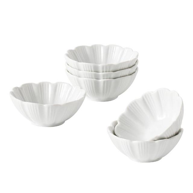 Unilives Dipping Sauce Bowls, White Dipping Sauce Dishes for Tomato Sauce, Soy, BBQ and other Party Supplie,Dip Serving Bowl Set of 6