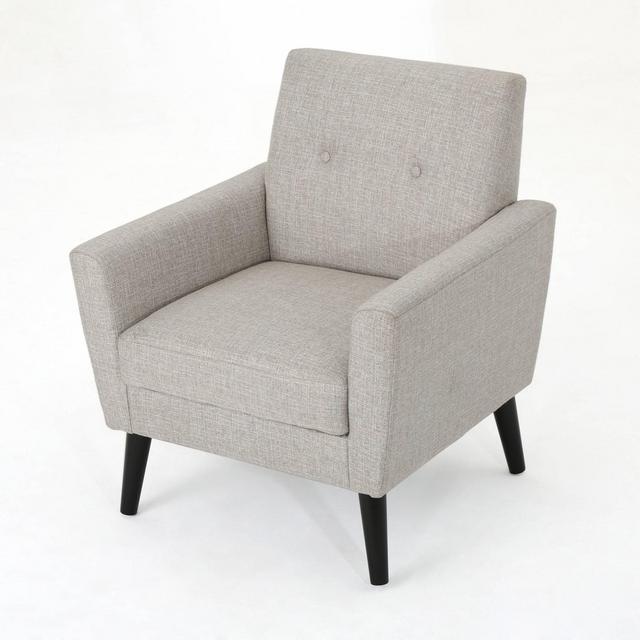Sienna Mid Century Club Chair Beige - Christopher Knight Home