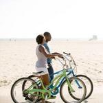 Bike Riding on the Beach Path