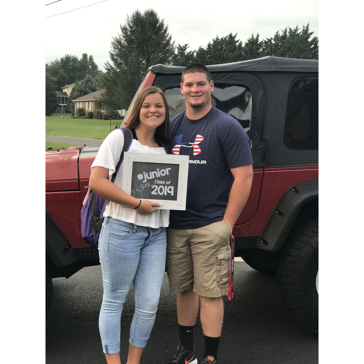 Conor drove us to school in the jeep everyday our junior year!