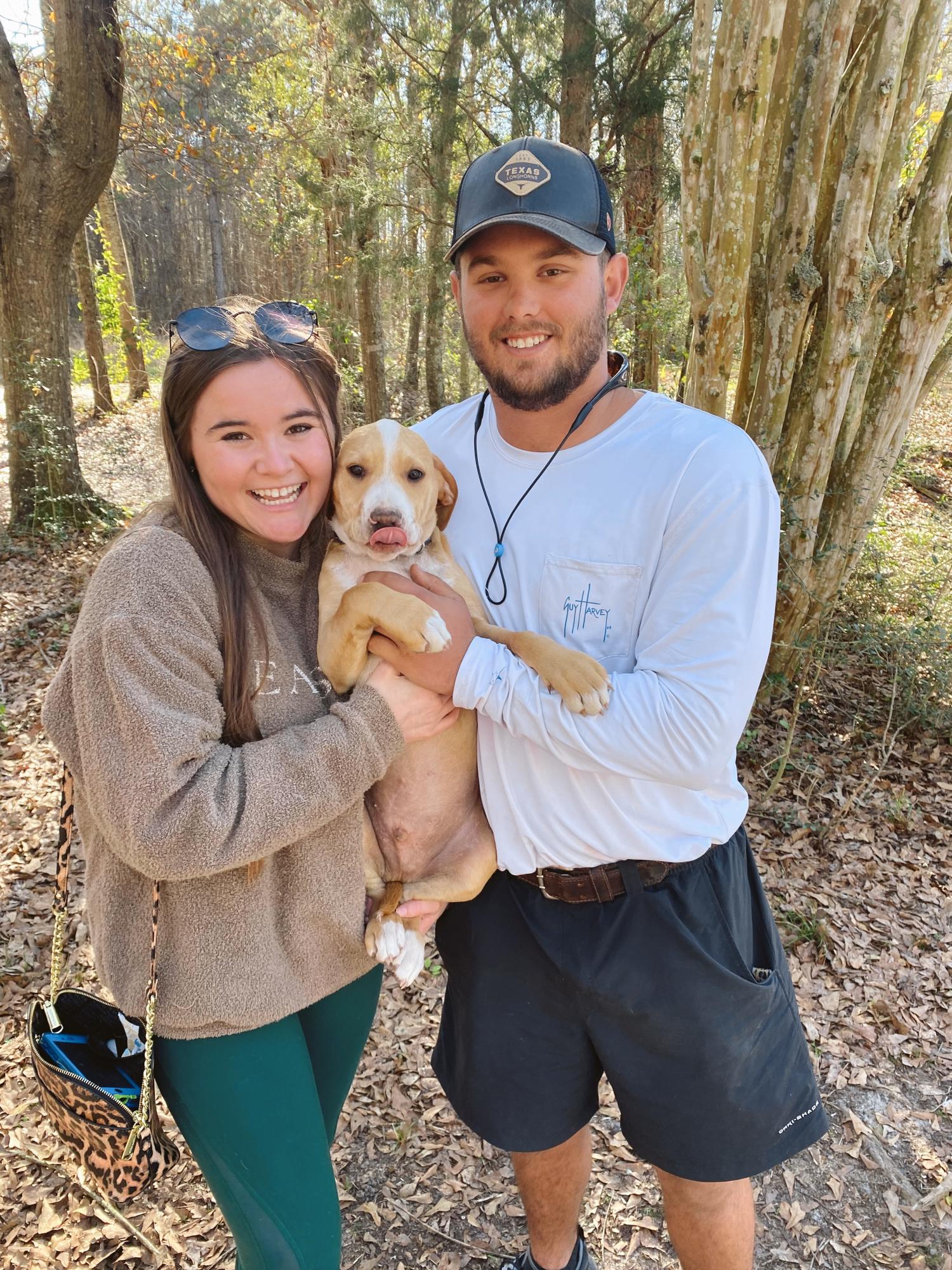 Rescued our first puppy Oliver!