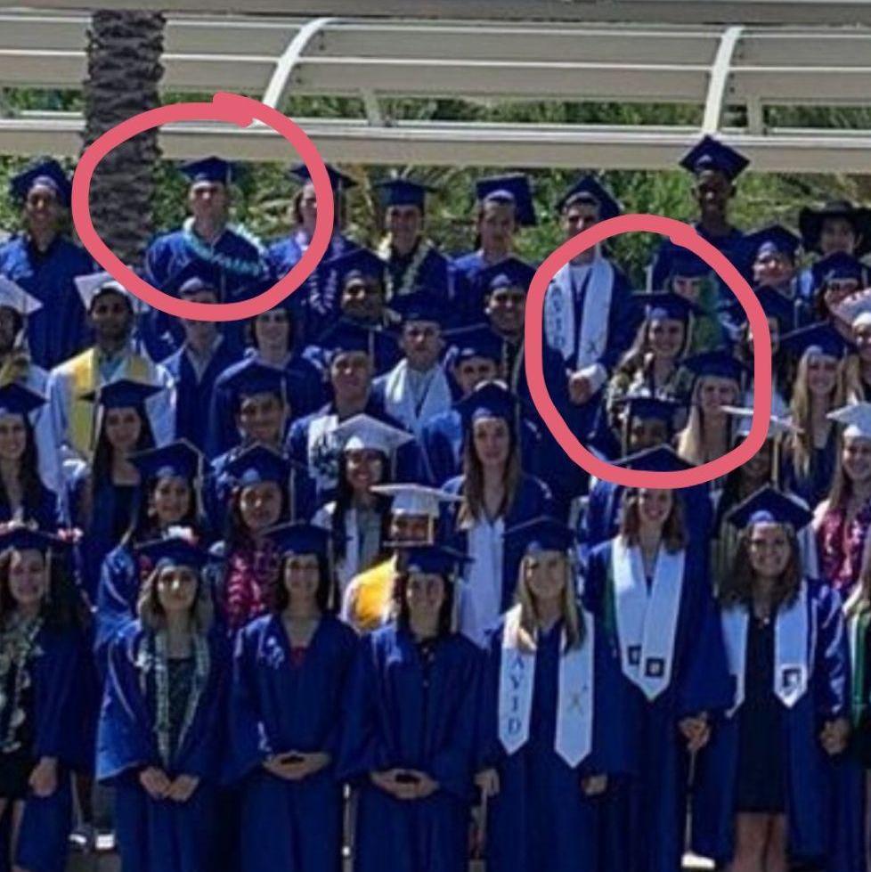 June 2020: Proof of them together at El Toro High School's graduation!