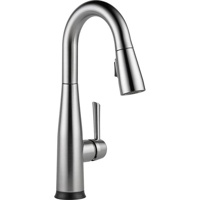 Essa Touch2O Technology Single-Handle Bar Faucet in Arctic Stainless with MagnaTite Docking