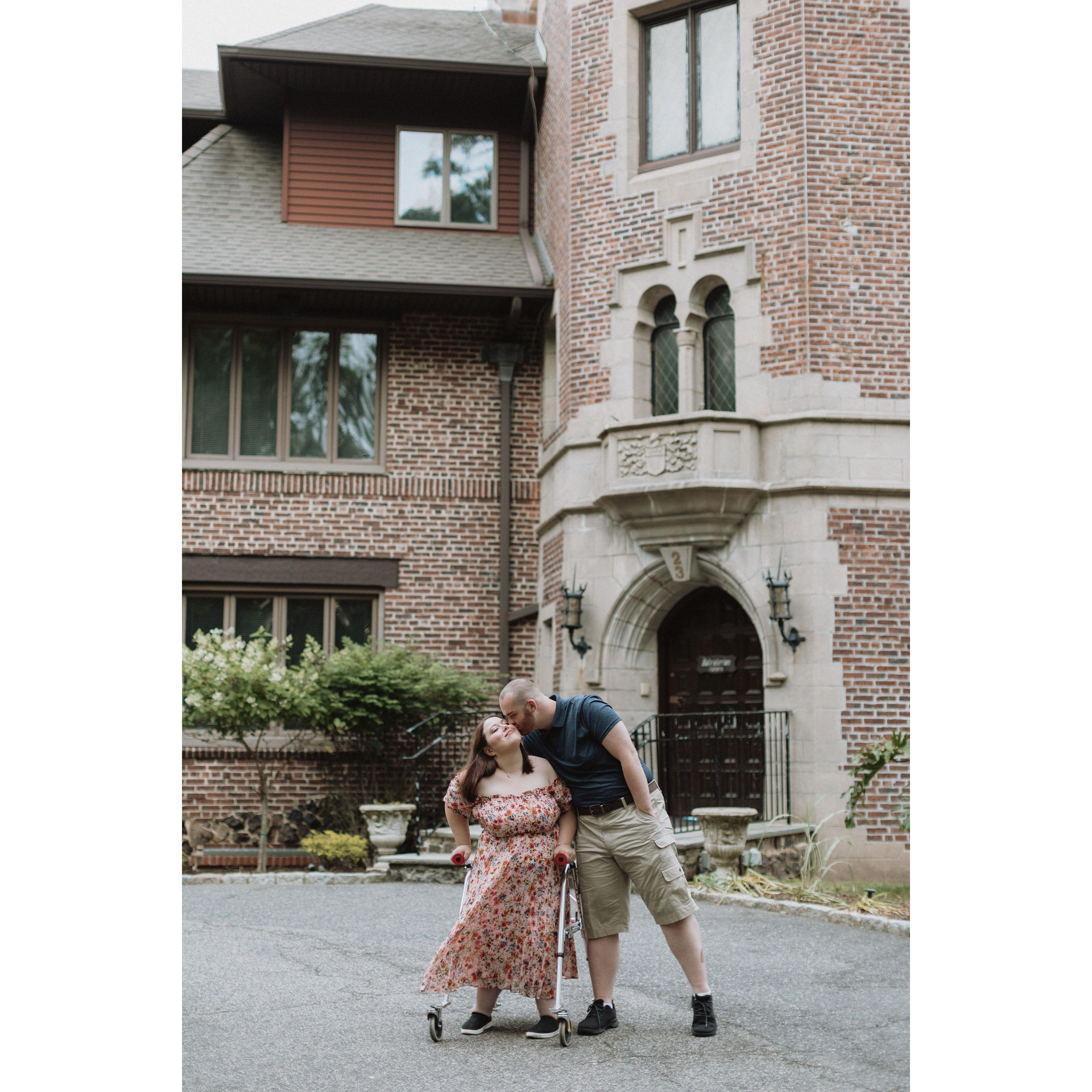 All of the photos in this gallery are from our engagement shoot with Blooming Faith Photography!