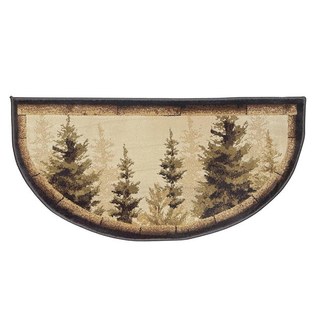 Goods of the Woods Wilderness Hearth Rug, Area Rug, Welcome mat, Cabin, Nature