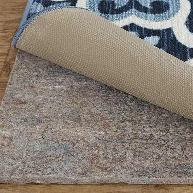 Mohawk Home Dual Surface Felt and Latex Non Slip Rug Pad, 9'x12', 1/4 Inch Thick, Safe for Hardwood Floors and All Surfaces