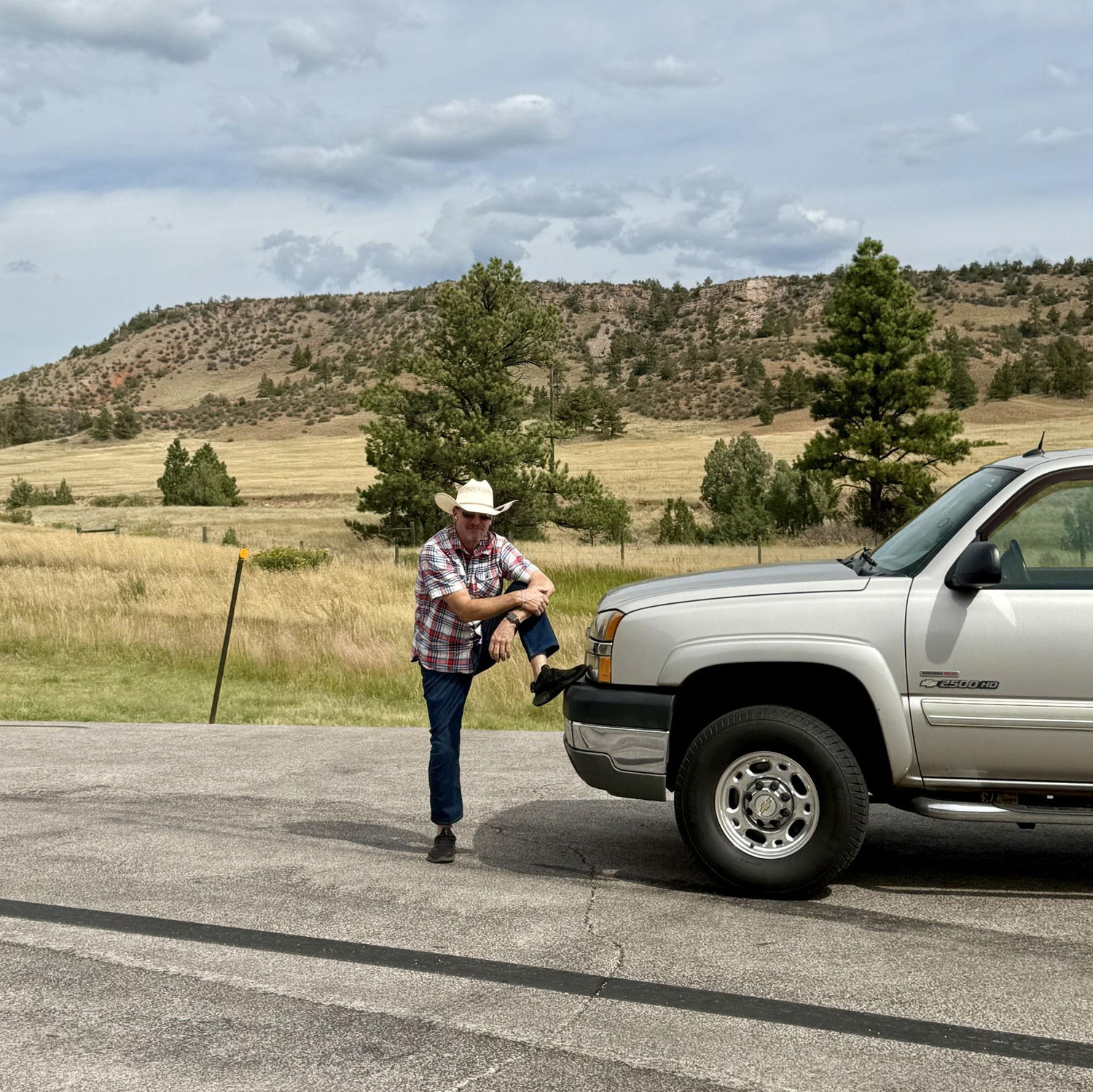 Then Ron flew home, packed all of his stuff into his own trailer and repeated the road trip,