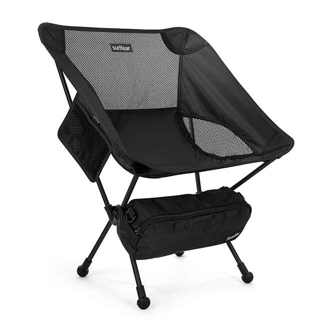 Sunyear Lightweight Compact Folding Camping Backpack Chairs, Portable, Breathablem Comfortable, Perfect for The Outdoors, Camping, Hiking, Picnic