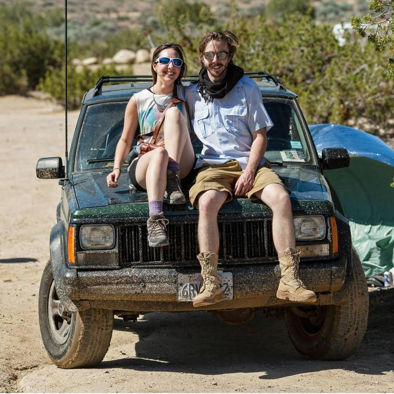 one of our early camping trips together, 2016