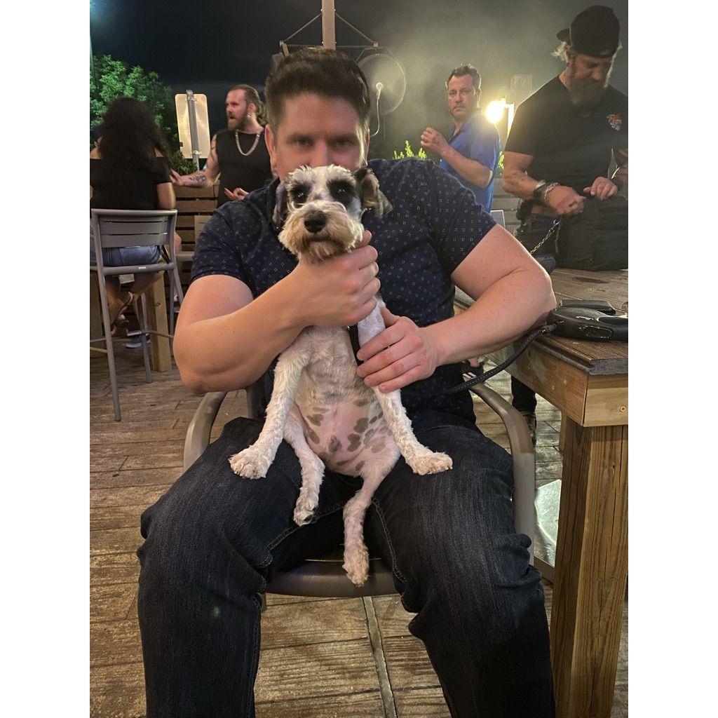 The night we met! Thank you Barkley for your integral role in our meeing