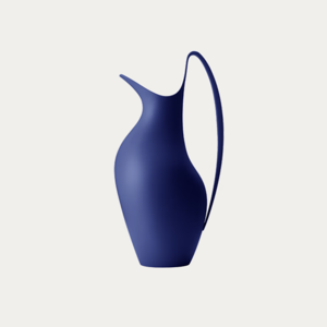 George Jensen KOPPEL Pitcher, Iconic Blue, in stainless steel