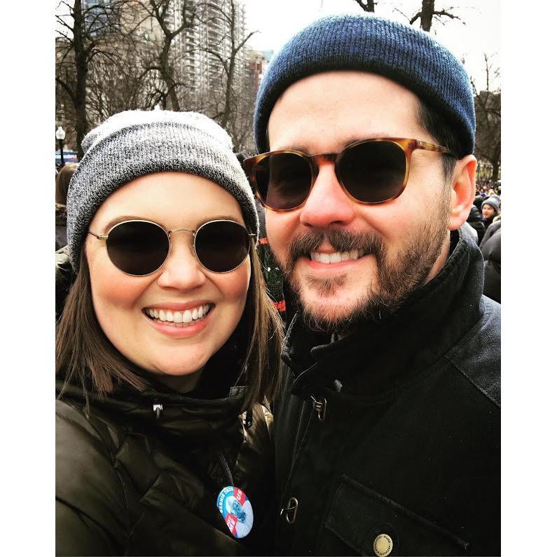 At the Bernie Rally!