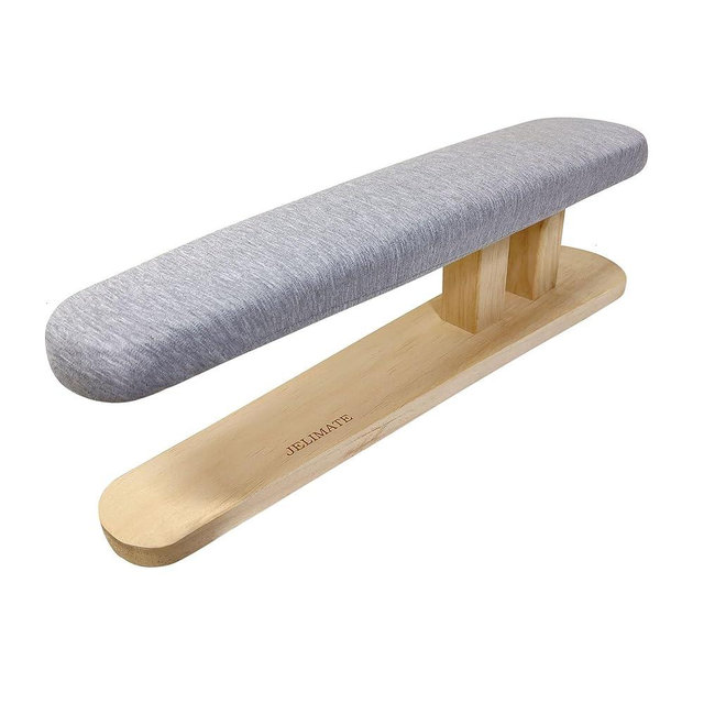 JELIMATE Sleeve Tabletop Ironing Board Portable Chest&sSleeves Ironing Board with Wooden Base for Tailor,Household,Laundry Rooms.