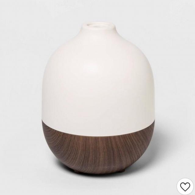 White and Wood Oil Diffuser