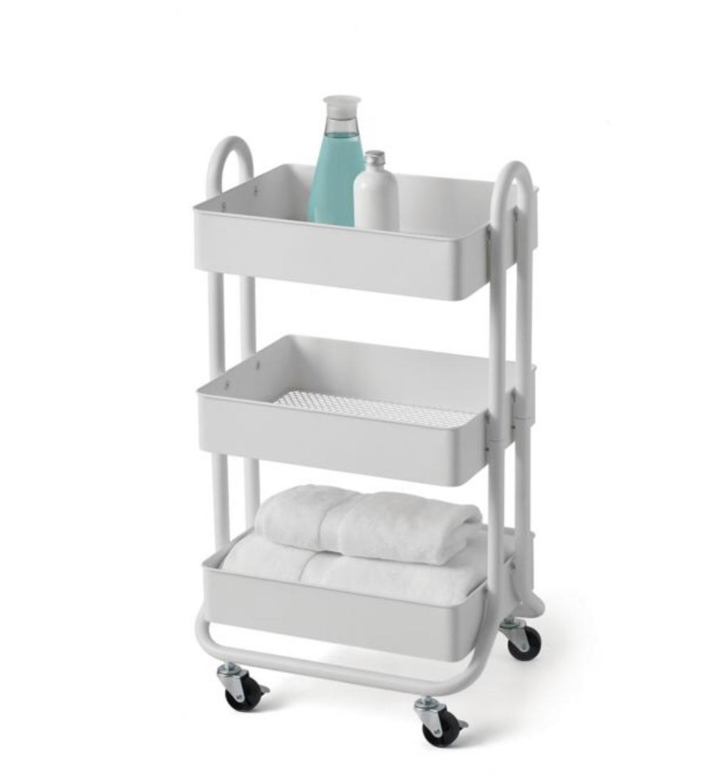 Salt Bath Storage Cart