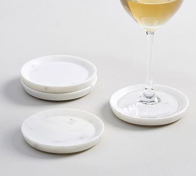 White Marble Coasters