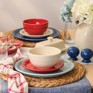 Americana Bistro Coupe 12-Piece Dinnerware Set, Service for 4