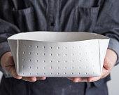 Large Ceramic Bowl, White Ceramic Serving...