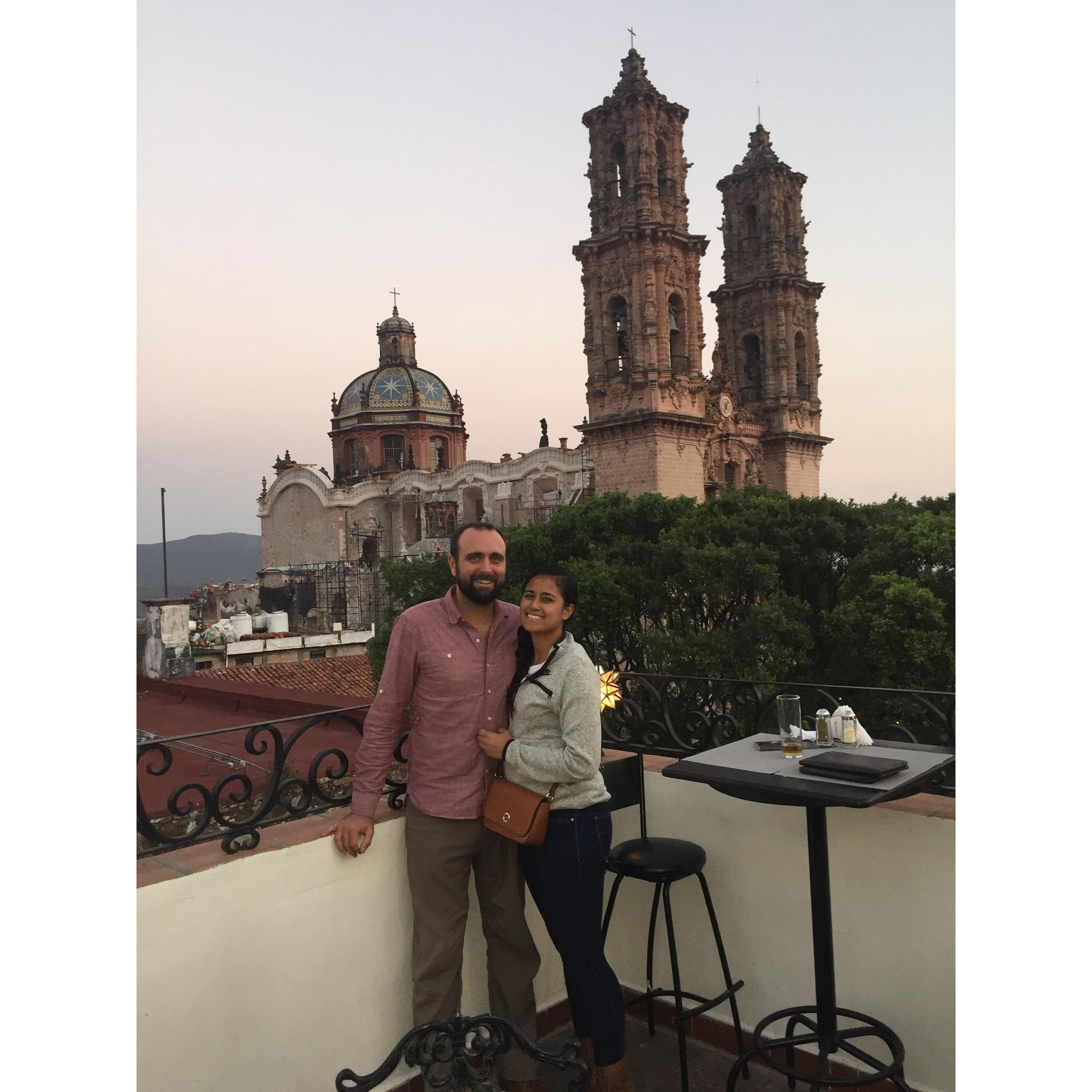 Enjoying the views in Taxco, Mexico. Spring, 2018