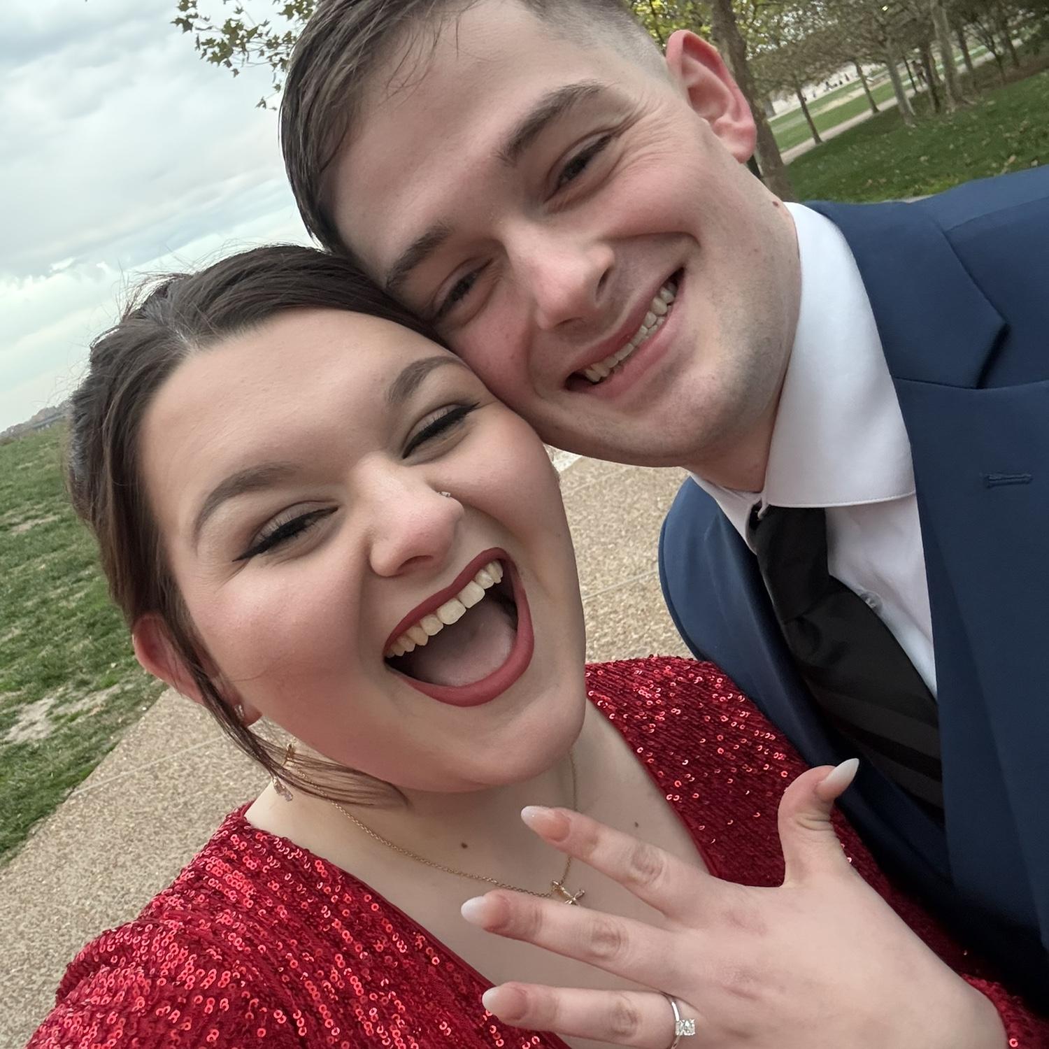 The day I said yes! 💍❤️