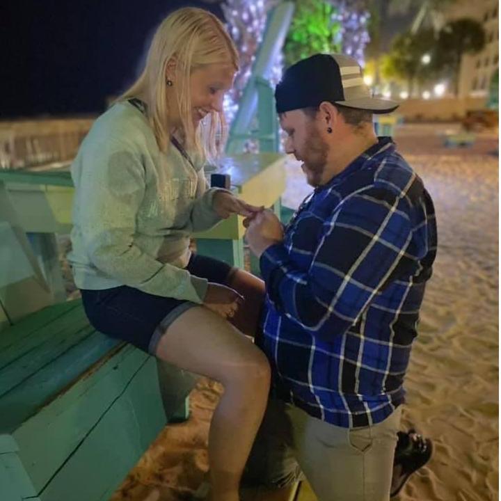 The day Eric proposed!