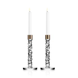 Carat Candlesticks, Set of 2