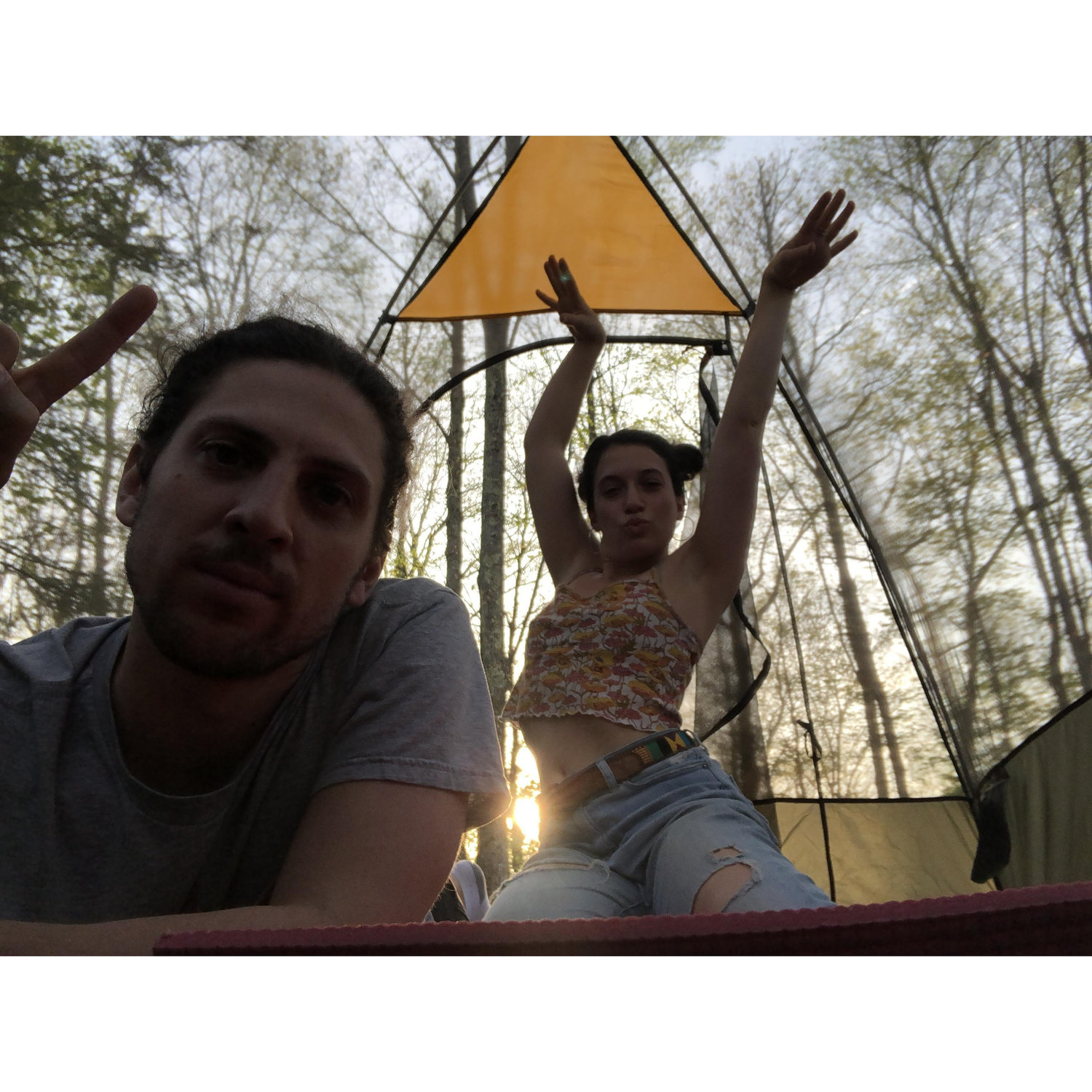 Making the best of the pandemic: camping in Virginia on our the drive down to Memphis