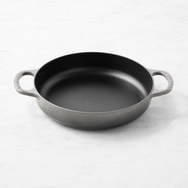 Le Creuset Enameled Cast Iron Everyday Braiser Pan, 3-Qt., Oyster