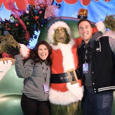 Our first ANNUAL foray with the Grinch at Universal Studios.