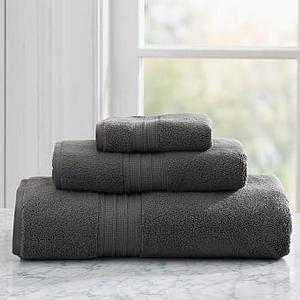 Hydrocotton Quick-Drying Bath Towel, Ebony