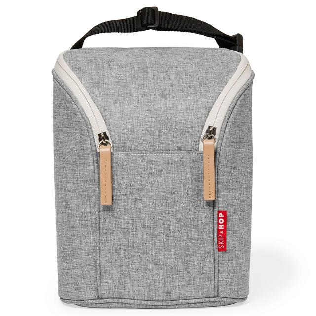 Skip Hop Baby Bottle Bag, Grab Go, Grey Melange