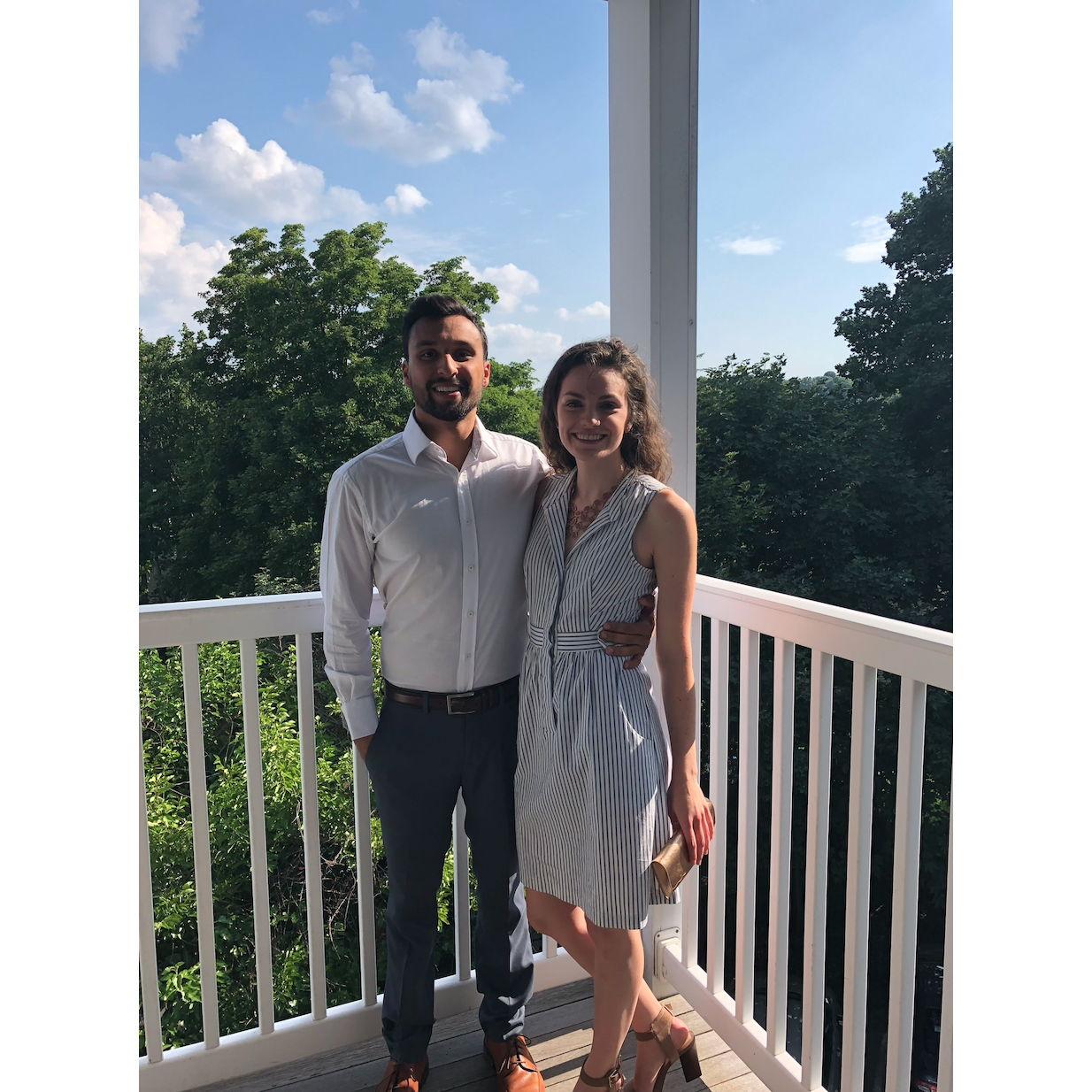 Date night during our first year!