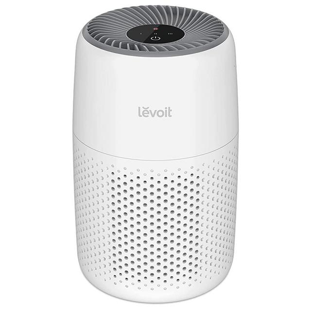 LEVOIT Air Purifiers for Bedroom Home, HEPA Freshener Filter Small Room Cleaner with Fragrance Sponge for Smoke, Allergies, Pet Dander, Odor, Dust Remover, Office, Desktop, Table Top, 1 Pack, White